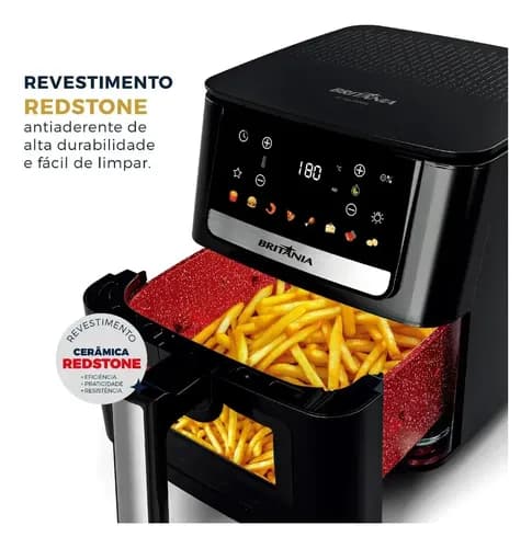 Air Fryer Britânia 6,5l 1700w Baf65a