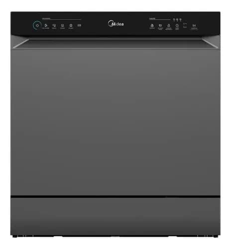 Lava Louças 8 Serviços Cinza Touch Plus Midea
