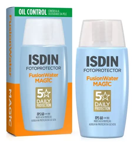 Isdin Protetor Solar Facial Fusion Water 5 Stars Fps 60 50ml