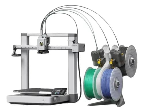Impressora 3D Bambu Lab A1 Combo AMS Lite FDM, Wi-Fi, Touch, Multi-cores, 500mm/s Ultra-Fast Printing, Nivelamento Automático. Modo baixo ruído, PEI Plate, 256x256x256mm, PLA, PETG, TPU, PVA