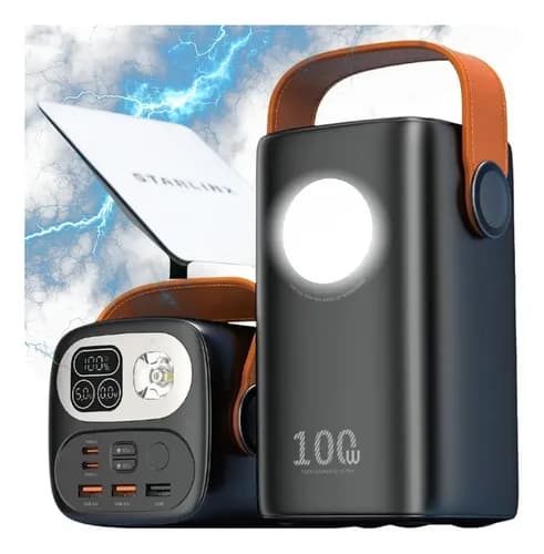 Power Bank 60.000mah 100w Para Starlink Mini Notebooks Celulares