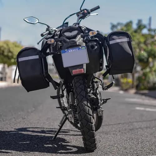 Alforge Universal Moto Lateral Impermeável Eva 3mm