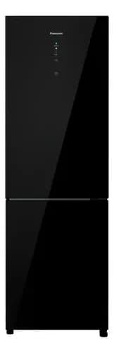 Refrigerador Panasonic 407l Black Glass Nr-bb41gv2b Preto