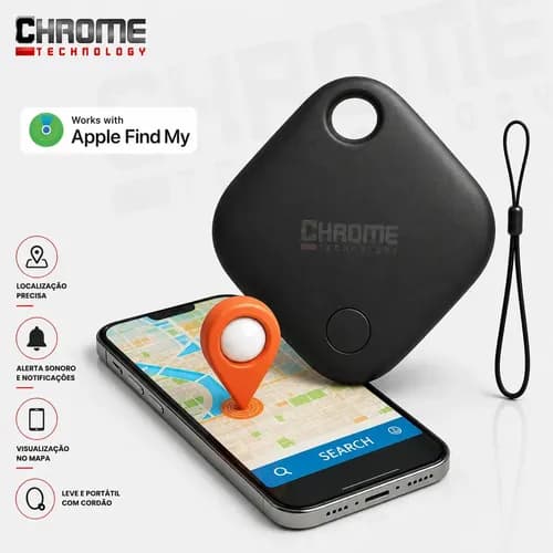 Mini Localizador Rastreador Smart Tag Gps Com Cordão Chaveiro