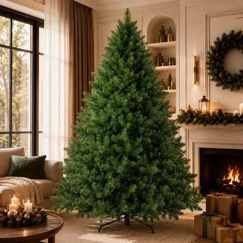 Árvore Natal Pinheiro Luxo 180cm 480 Galhos Cheia Realista Verde