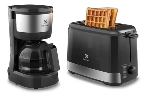 Kit Café da Manhã Electrolux Cafeteira 15 Xícaras ECM10 Torradeira ETS10