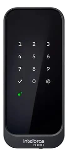 Fechadura Digital De Sobrepor Fd 1000 D Preta Intelbras