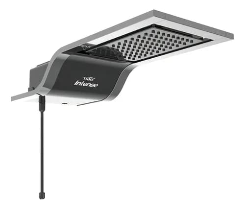 Ducha Eletrônica Intense Fame 5400w Preta E Inox