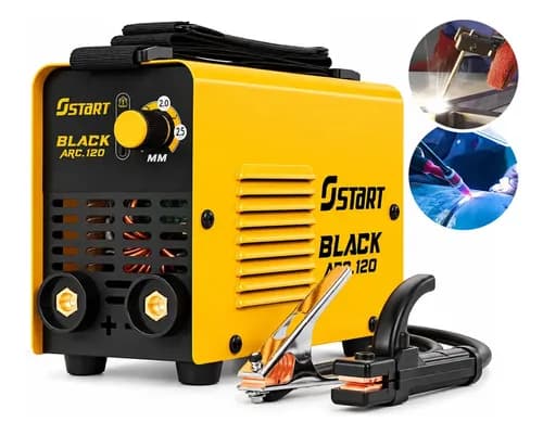 Máquina de Solda Inversora Elétrica Portátil Start Black Arc 120a 220v
