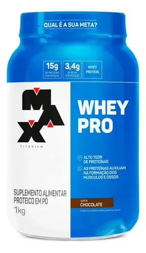 Proteina Max Titanium Whey Pro 1kg