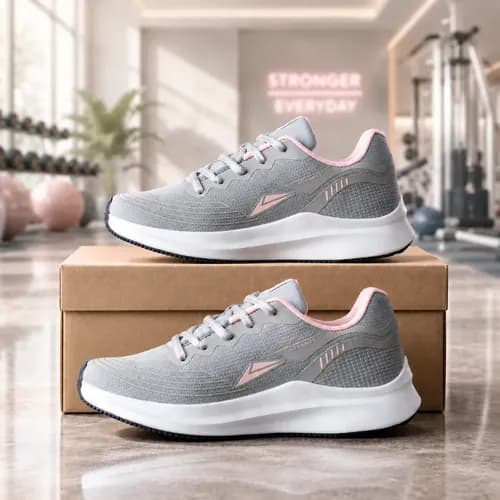Tênis Sneeks Feminino Casual Academia Treino Promoção Cinza/rosa Sneeks 36,0 Br
