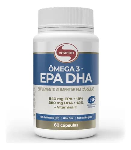 Suplemento Ômega 3 Epa Dha 60 Cápsulas Vitafor