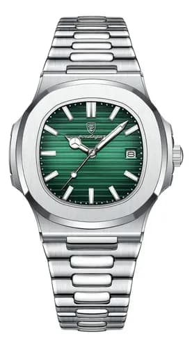 Relogio Poedagar 613 Aco Inoxidavel Quartzo 41mm