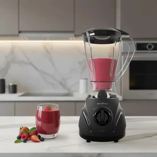 Liquidificador Britânia com 3 Velocidades e Função Pulsar 2.1 Litros