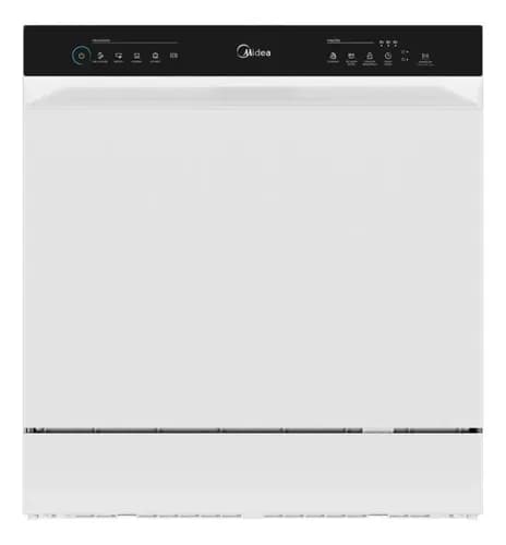 Lava Louças 8 Serviços Branco Touch Plus Midea 110V