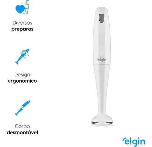 Mixer De Mão 200w Compacto Leve E Ergonômico Mix1001 Elgin