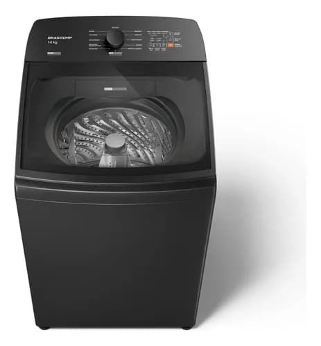 Máquina de Lavar Brastemp 14Kg BWJ14A9 Cinza Smart Sensor