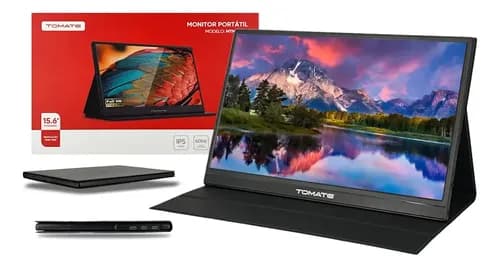Monitor Portátil Full Hd 15.6 Notebook Celular Games Preto