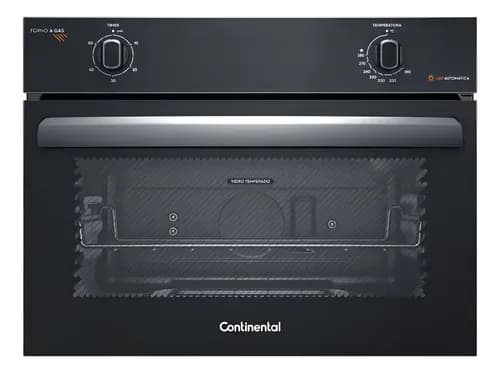 Forno De Embutir A Gás Continental 50l Toplimpafácil Oc4gm Cor Preto