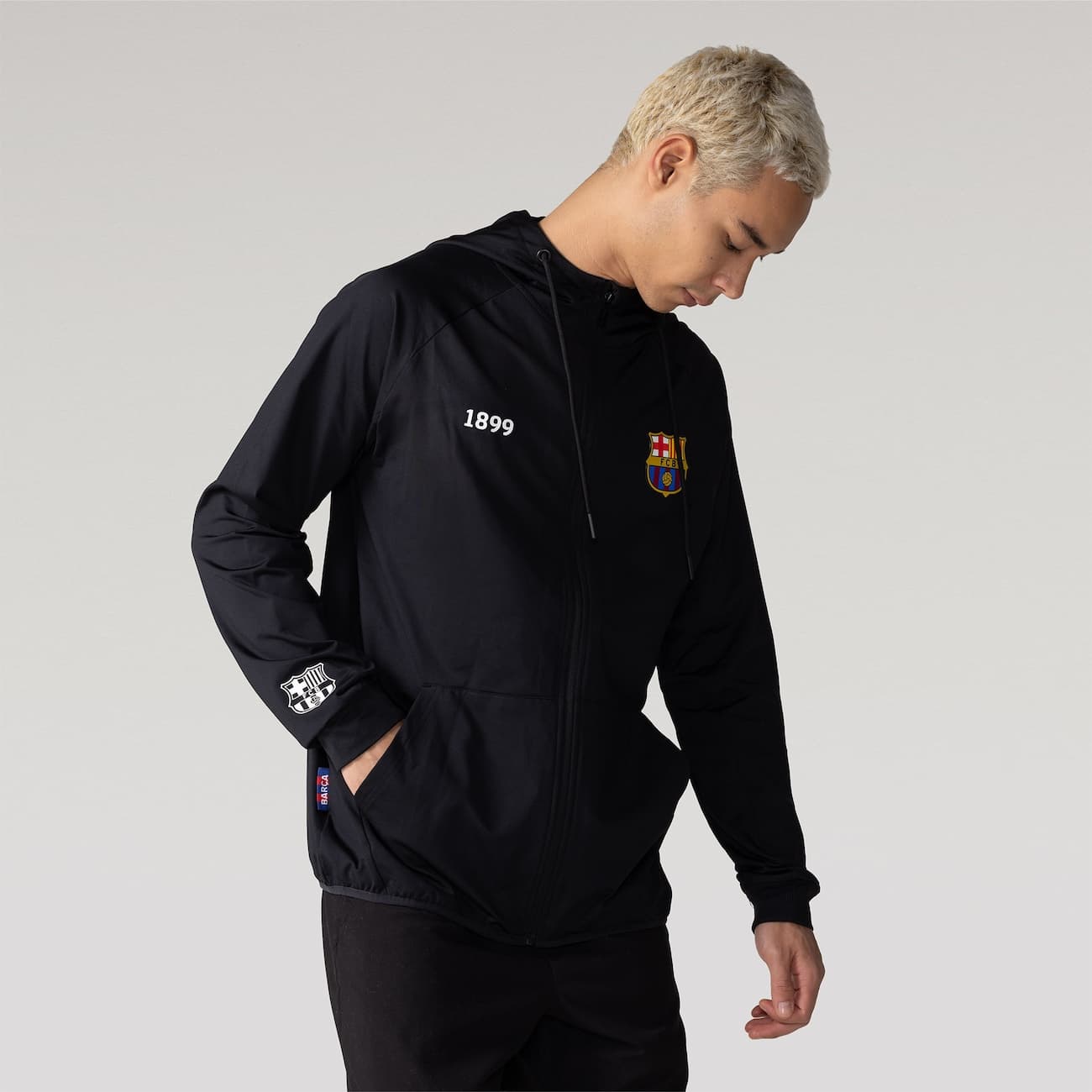 Jaqueta com Capuz Barcelona Interlock Masculina - G
