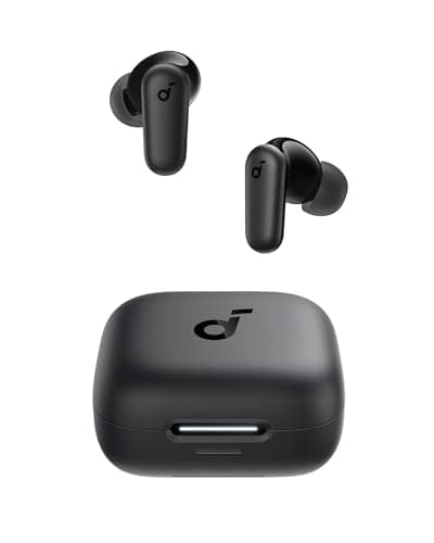 soundcore P30i da Anker, ANC Fone de Ouvido Bluetooth 5.4 Sem Fio, TWS | 45H, com Cancelamento de Ruído Adaptativo, Graves Poderosos, Estojo 2-em-1 com Suporte para Celular, IP54, Fone Gamer TWS