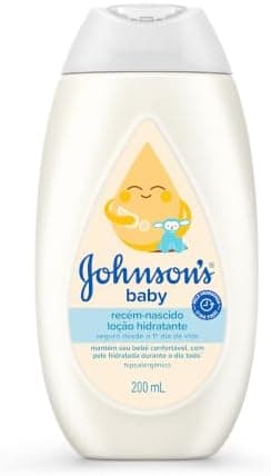 Loção Hidratante Corporal Johnson's Baby Recém-Nascidos, 200ml | Com Aloe Vera
