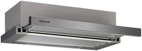 SUGGAR DEPURADOR DE AR SLIM DE EMBUTIR 60CM FRONTAL INOX 110V DE61IX