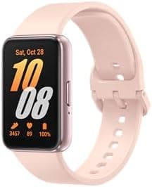 Smartwatch Samsung Galaxy Fit3 Display 1.6" Rosé | Tela 1.6", Bateria de longa duração, Resistência a água, Carregamento rápido, Design leve