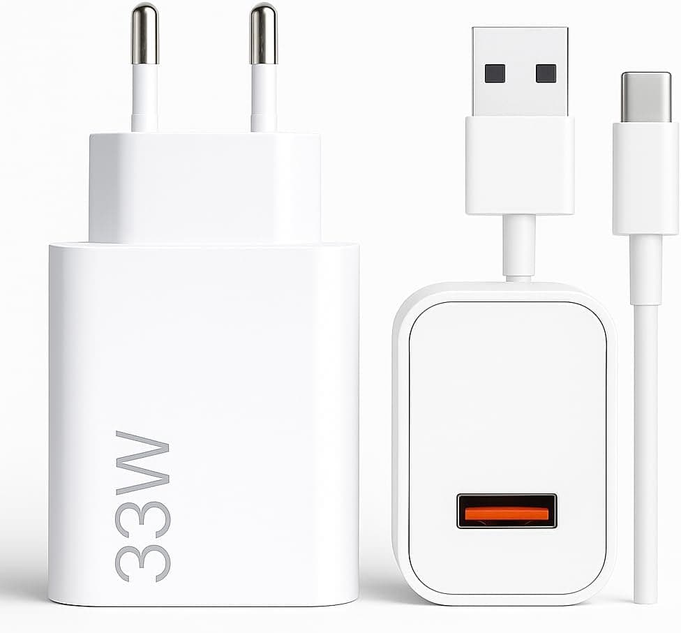 Carregador Turbo Tipo C 33w Com Carregamento Rápido Com Cabo Tipo C Compatível Com Todos Os Dispositivos Usb-c, Compativel Com Iphone 15/16, Compativel Com Android, Tablet, Smartwatch