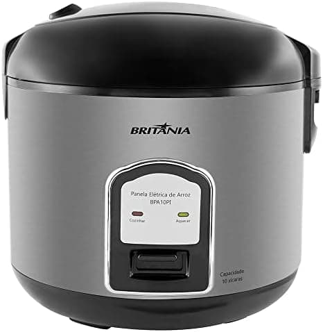 Panela de Arroz Britânia Bpa10pi 10 Xícaras Preto 110v