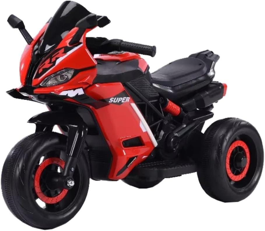 Moto Elétrica Infantil Mini 3 Rodas Maxi Toys Vermelho