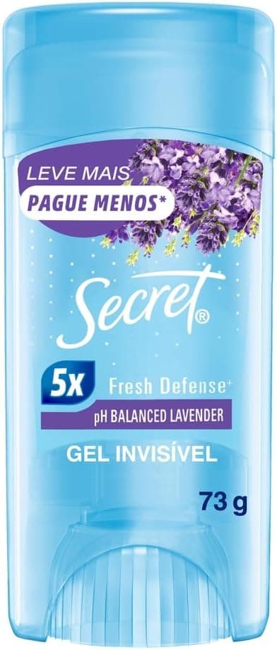 Secret Desodorante Antitranspirante Em Gel Lavanda 73g
