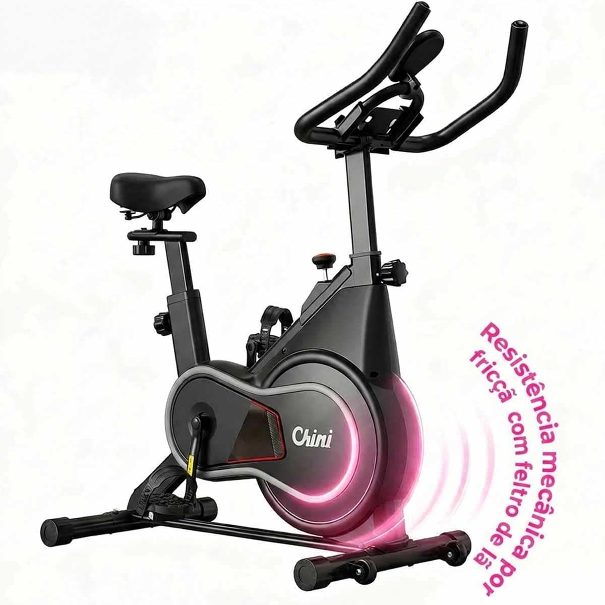Bicicleta Ergométrica Spinning Bike para Casa Silenciosa 120kg