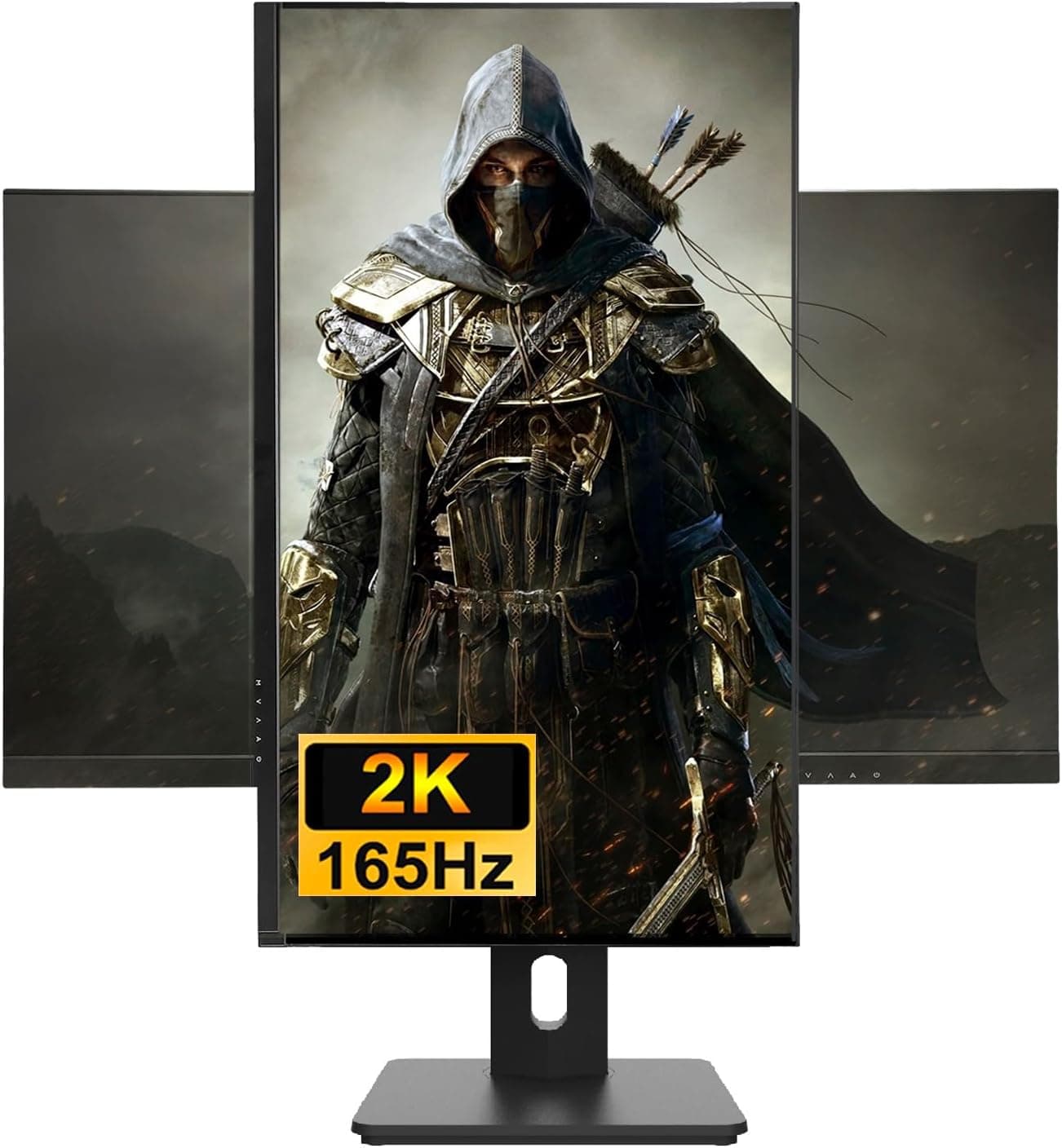 FYHXele 27" Gamer Monitor de jogos de 2K 165Hz QHD 2560x1440 IPS 1ms VESA Alto-falante Sincronização livre 2xHDMI