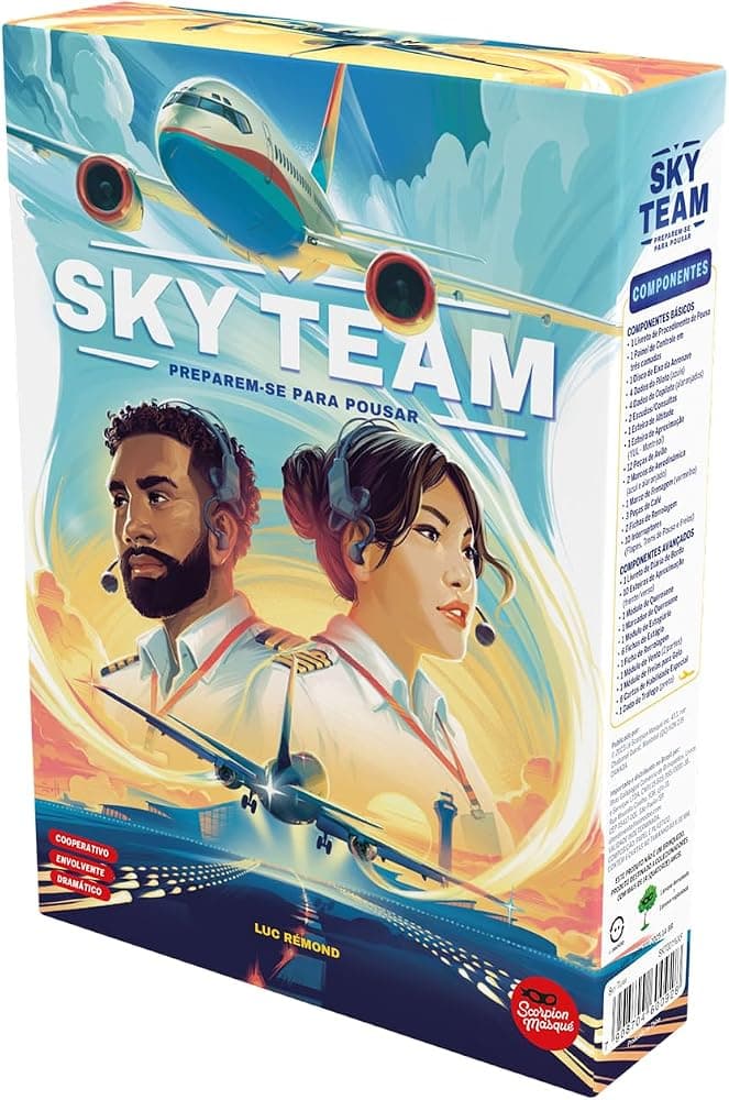 Galápagos Sky Team Jogo de Tabuleiro para 2 Jogadores