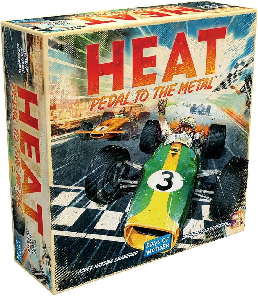 Asmodee Galápagos Heat: Pedal to the Metal, 1 a 6 Jogadores, Idade +14