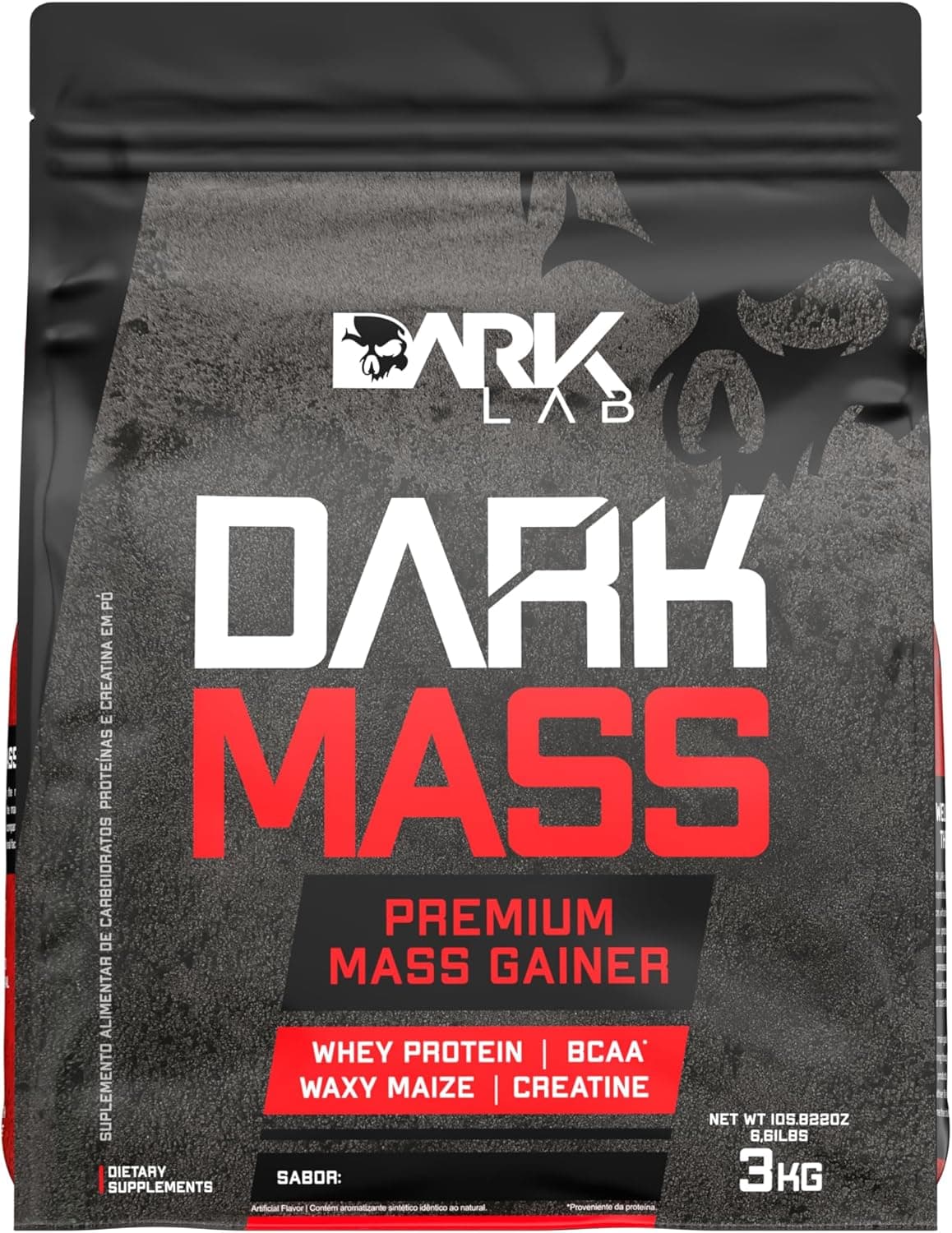 Hipercalórico Dark Mass Dark Lab 3kg Baunilha