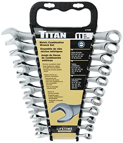 Titan Conjunto De Chaves Métricas Combo De 11 Peças 17328