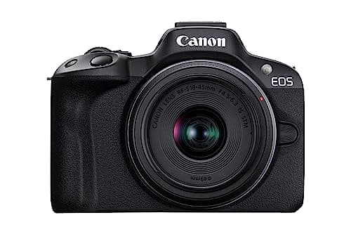 Câmera Digital Canon EOS R50 com Lente RF-S 18-45mm IS STM 24,2MP – 5811C044AA
