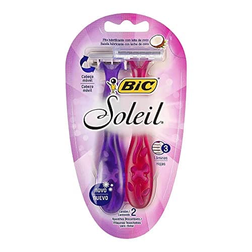 Bic Aparelho De Depilar Soleil Rosa E Roxo 2 Unidades