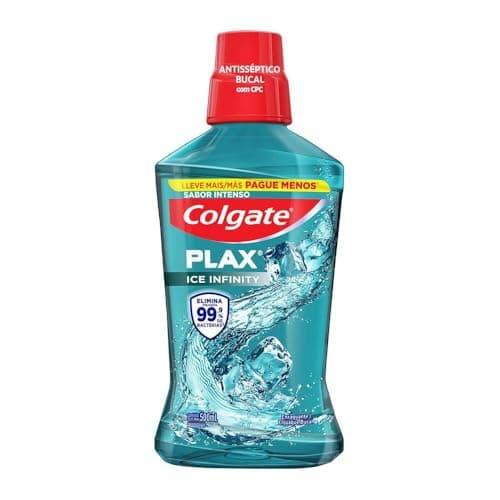 Enxaguante Bucal Colgate Plax Ice Infinity, 500ml