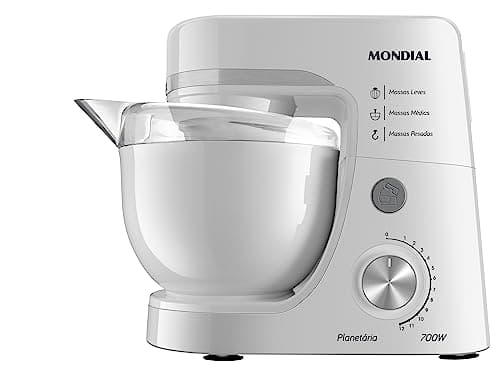 Batedeira Planetária, Mondial, Branco, 700W, 220V - BP-03-W