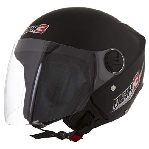 Capacete Aberto Pro Tork New Liberty 3 Solid Preto Fosco Tam. 60