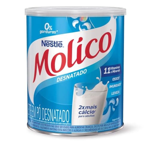 Leite Em Pó Desnatado Molico Total Cálcio, 280g