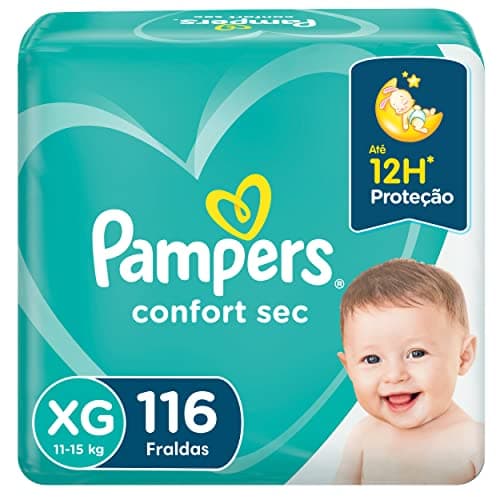 Fralda Pampers Confort Sec Tamanho Xg 116 Unidades