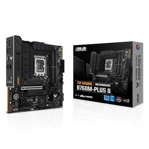 Placa Mãe Asus TUF Gaming B760M-PLUS II, Chipset B760, Intel LGA 1700, mATX, DDR5, 90MB1HD0-M0EAY0