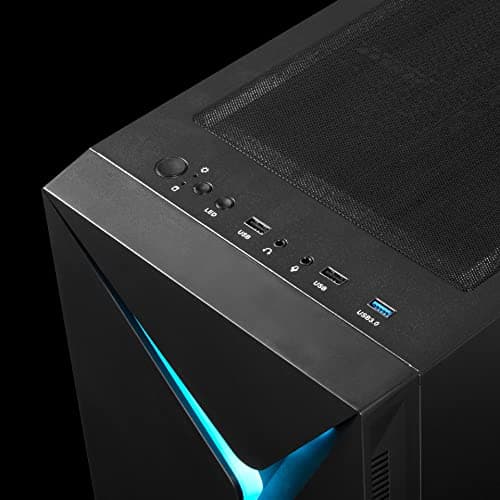 Gabinete Mid Tower Gamdias Argus E4 Elite Vidro Temperado RGB Preto ARGUS E4 ELITE
