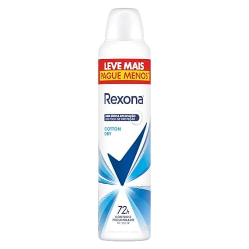 [Regional] Rexona Antitranspirante Aerossol Cotton Dry 250 Ml, Leve Mais Pague Menos, Embalagem Pode Variar