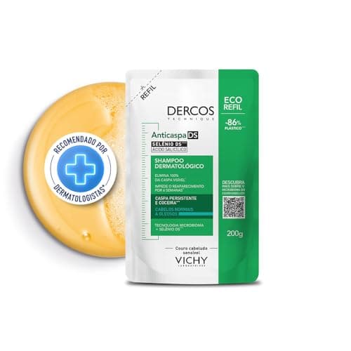 Shampoo Anticaspa Vichy Dercos DS Cabelos Normais a Oleosos 200g