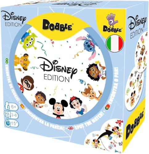 Asmodee, Dobble: Disney, Jogo De Tabuleiro Para Família